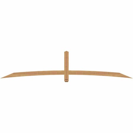Ekena Millwork Bellingham Timber Gable Bracket, Western Red Cedar, 108"W x 22"H x 1 1/2"D x 3 1/2"F, 5/12 Pitch GBW108X22X0204BEL00SWR